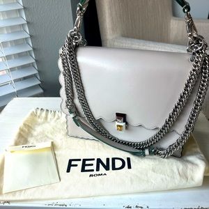 100% Authentic Fendi Kan I Shoulder Bag in Excellent Used Condition. Size M.